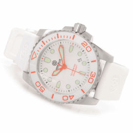 White Strap White Orange