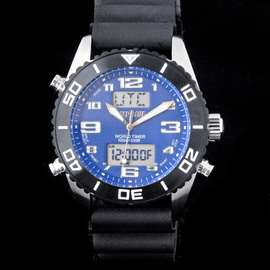 World Timer Analog-Digital Watch Collection