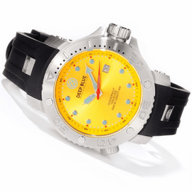 Yellow Juggernaut Quartz 1000m Diver Silicon