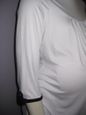 Maternal America Boatneck Top in White **Last One**