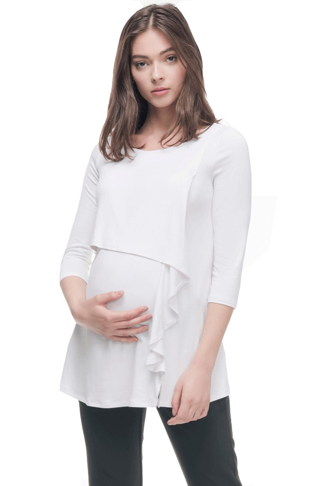 cascade frill top
