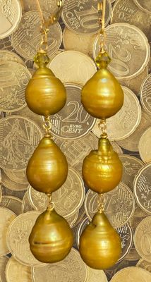 Chartreuse Baroque Pearls