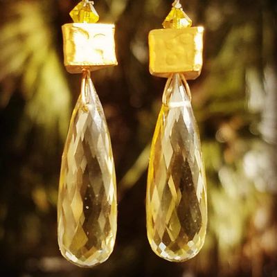 Lemon Quartz Waterfall