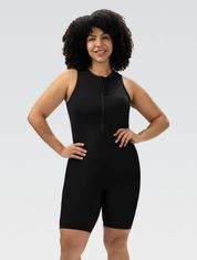 2025 Dolfin Black Mockneck AquaTard Zip Front 2025 Dolfin Black Mockneck AquaTard Zip Front