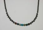 Impression Jasper and Silver Accents Magnetic Necklace