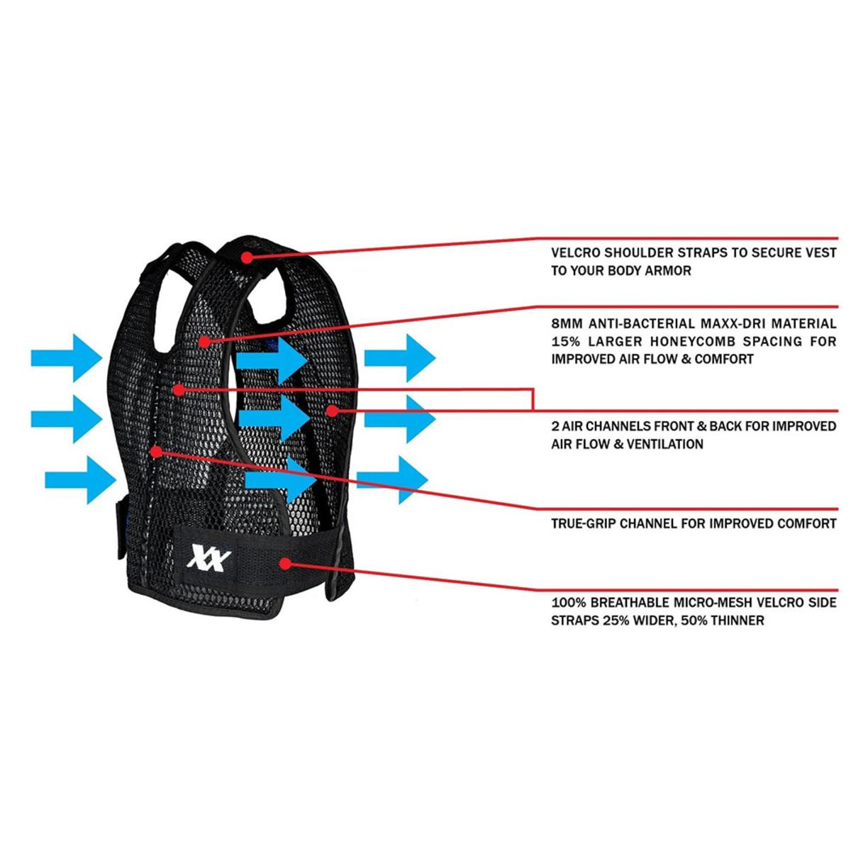 221B Tactical MaxxDri Vest 3.0 Body Armor Ventilation The Warming Store