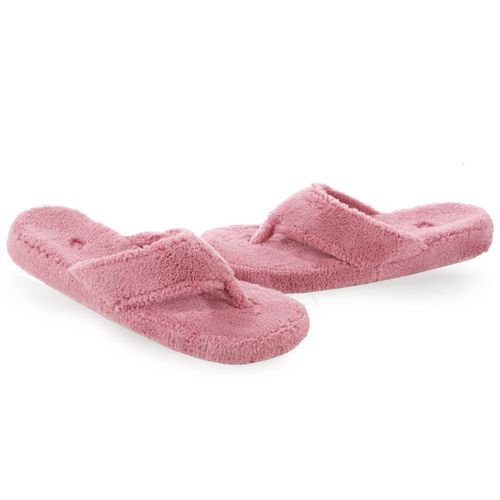 ACORN Women's Spa Thong Slippers Azalea The Warming Store