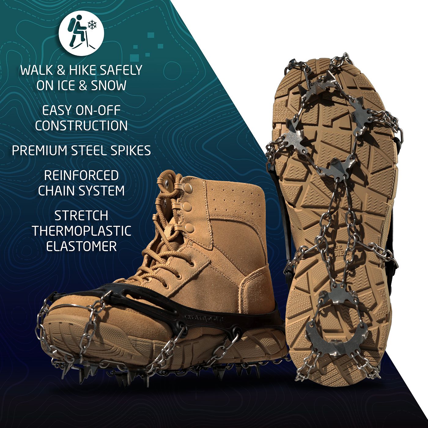 Action Traction Pro Ice Cleats The Warming Store