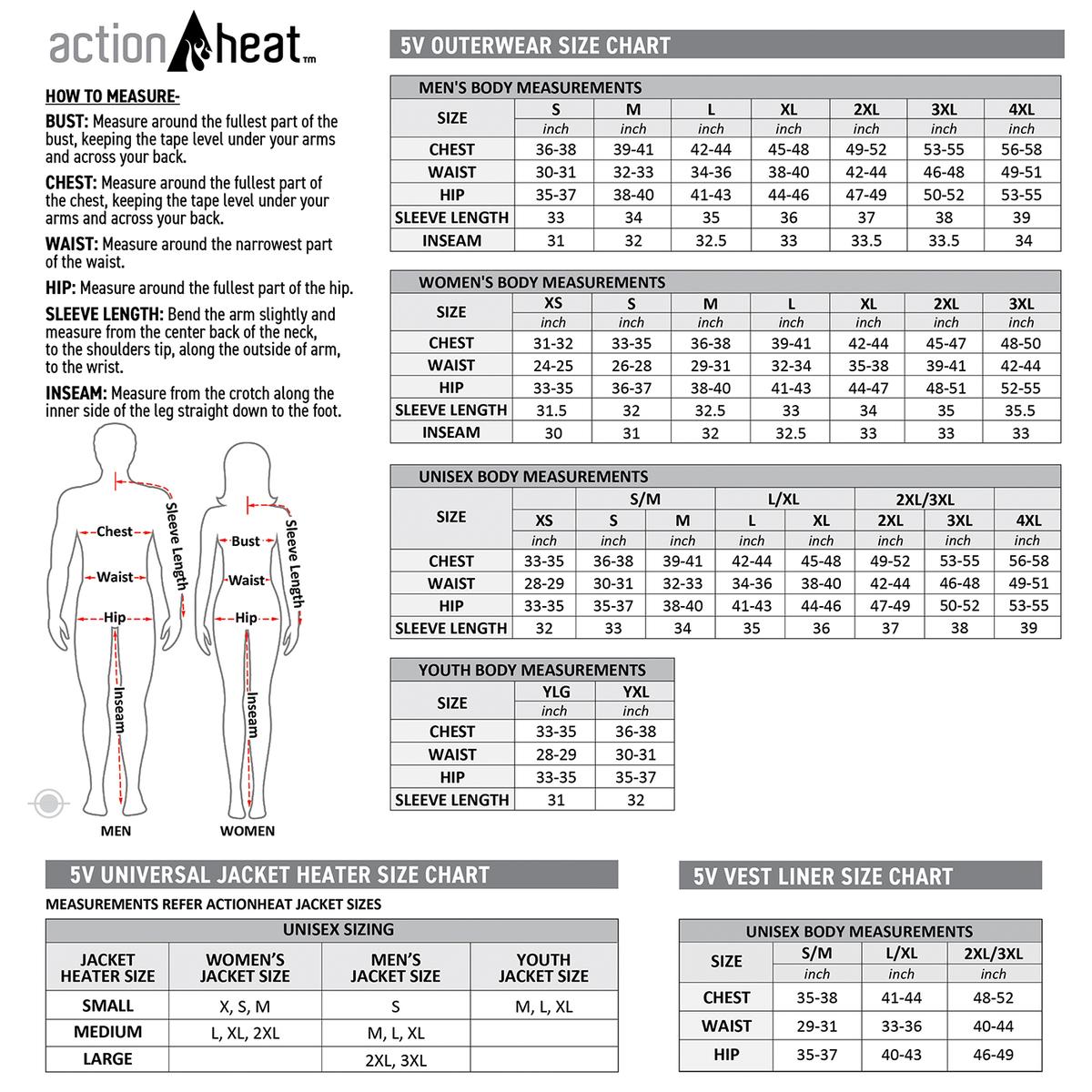 ActionHeat 5V Women's Heated Base Layer Pants The Warming Store