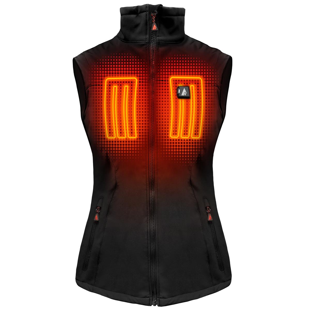 ActionHeat 5V Women's Softshell Battery Heated Vest The Warming Store