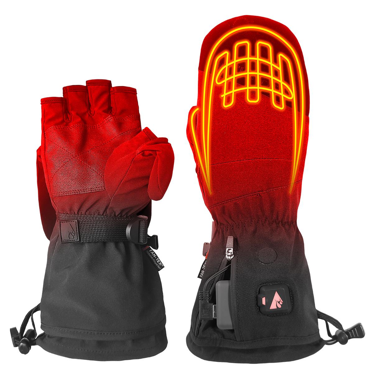 thumbnail image 2 of Frying Pans Electric Heated Gloves, Heated Gloves Rechargeable For Women, 3 Speed Fishing Gloves 2 of 12