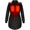 ActionHeat 5V Women's Heated Long Puffer Jacket W/ Hood