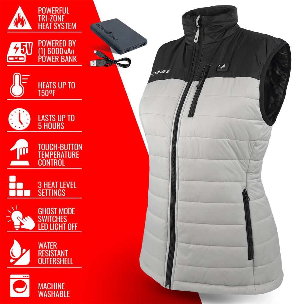 Ladies Heated Vest Gilet UK Teiisuoa Heated Vest Women With