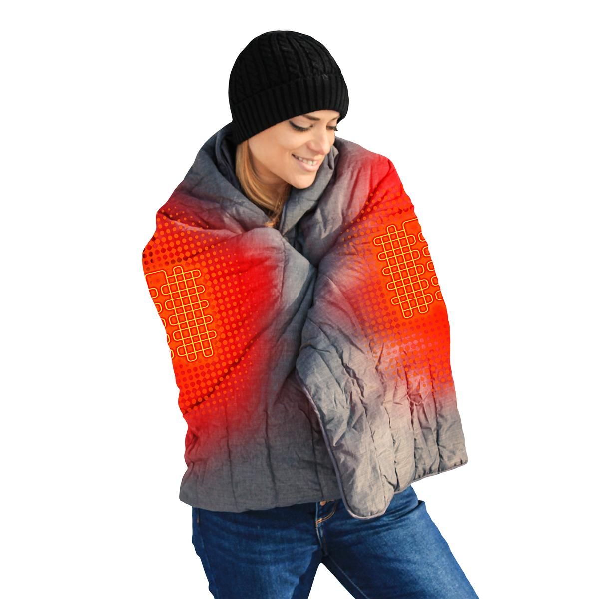 ActionHeat 7V Battery Heated Throw Blanket The Warming Store