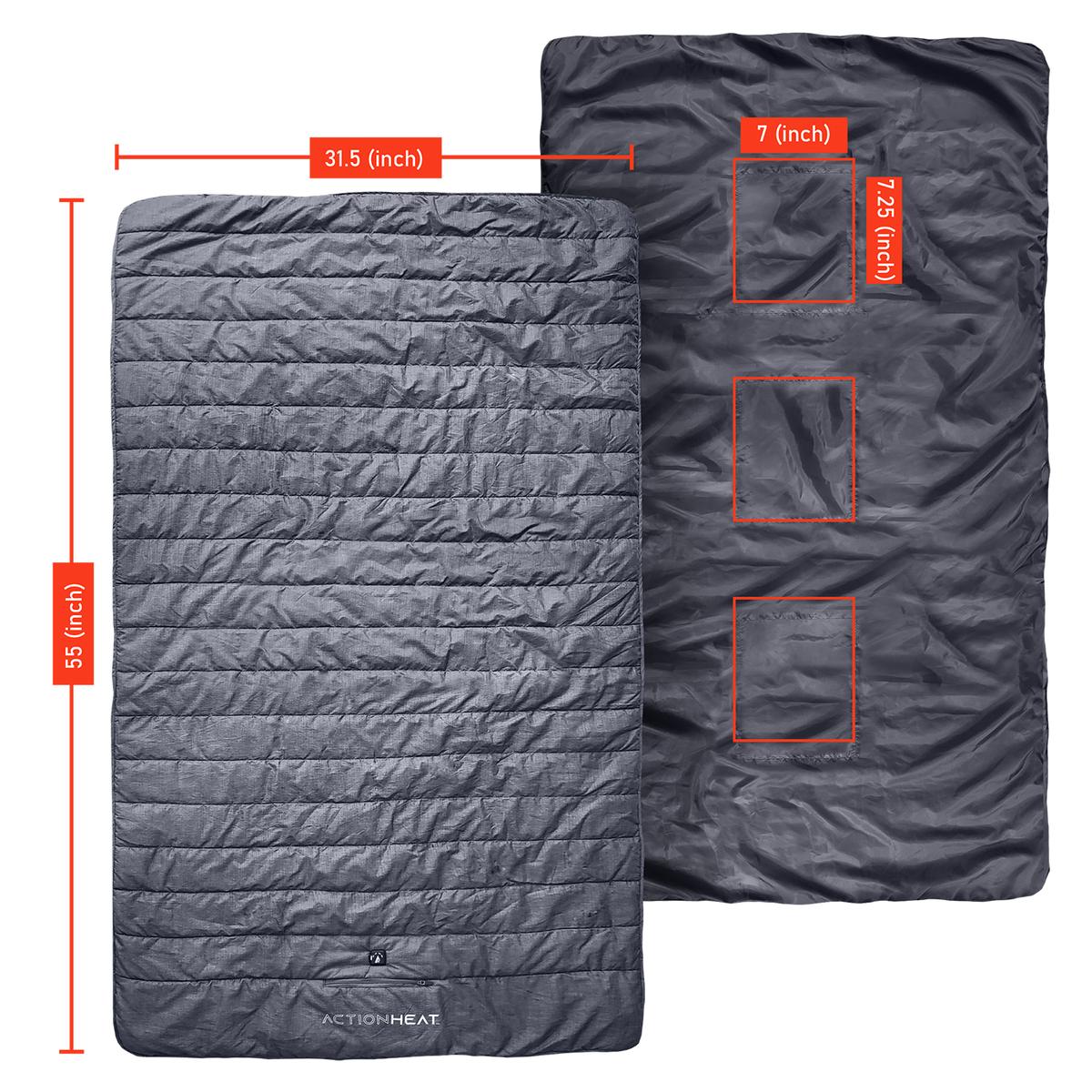 ActionHeat 7V Battery Heated Throw Blanket The Warming Store