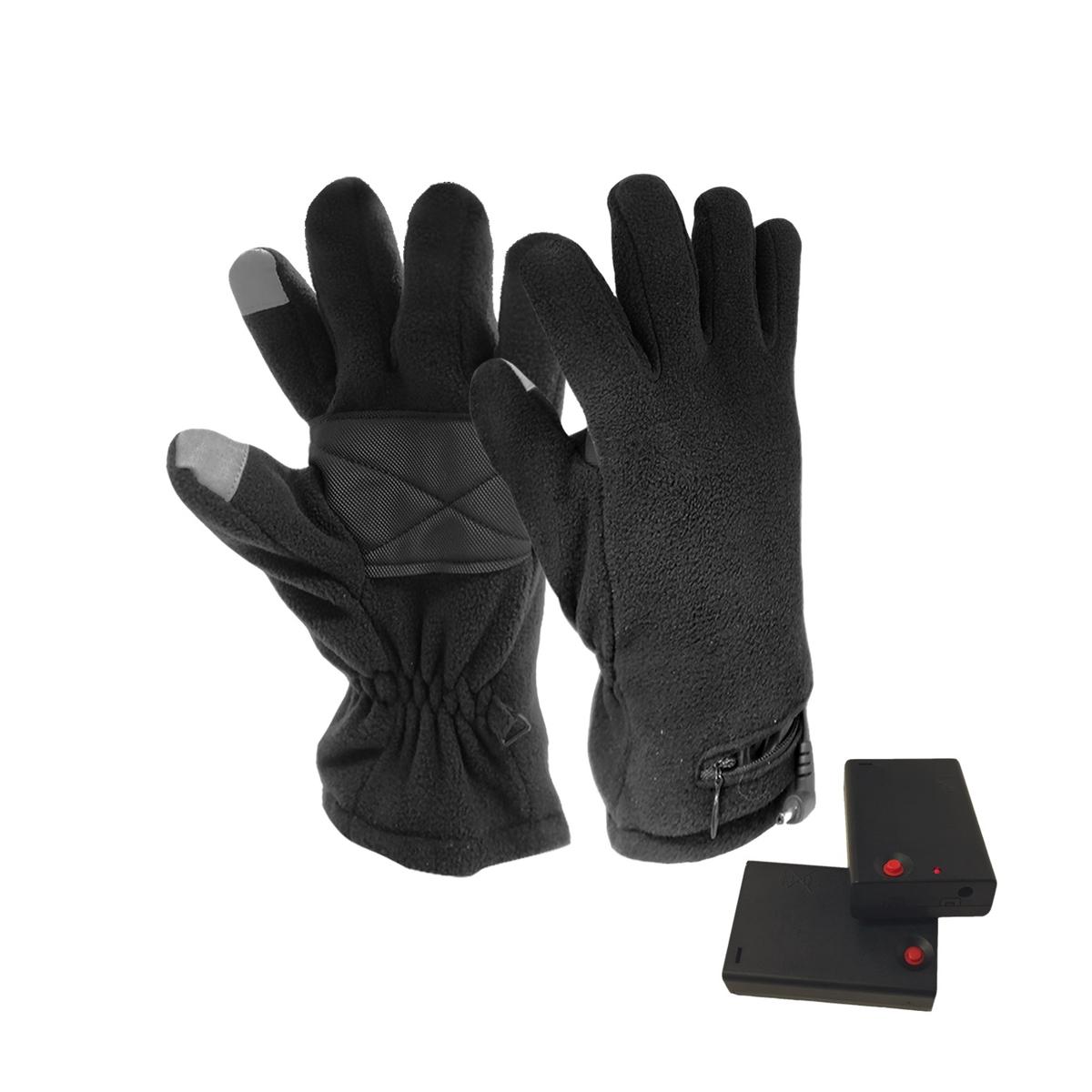 ActionHeat AA Battery Heated Fleece Gloves The Warming Store