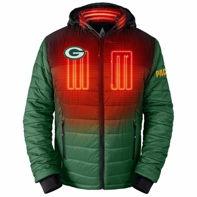 Green Bay Packers ダウンジャケット actionheat-green-bay-packers-