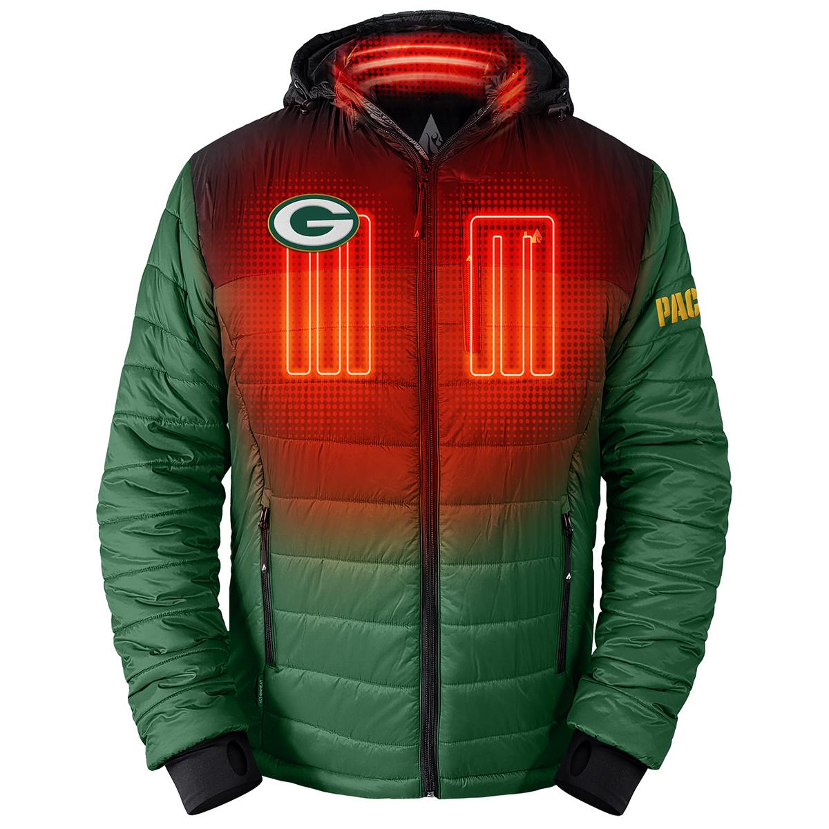 Green Bay Packers ダウンジャケット NFL Green Bay Packers Starter® Sideline Puffer Jacket