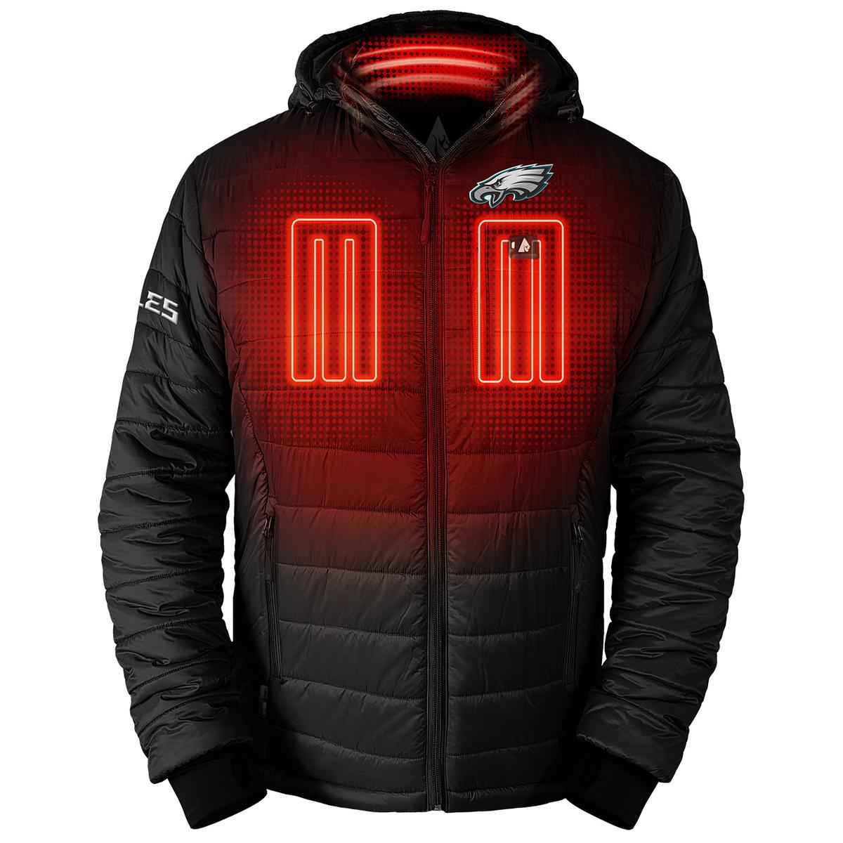 ActionHeat Philadelphia Eagles 5V Men's Puffer Battery Heated