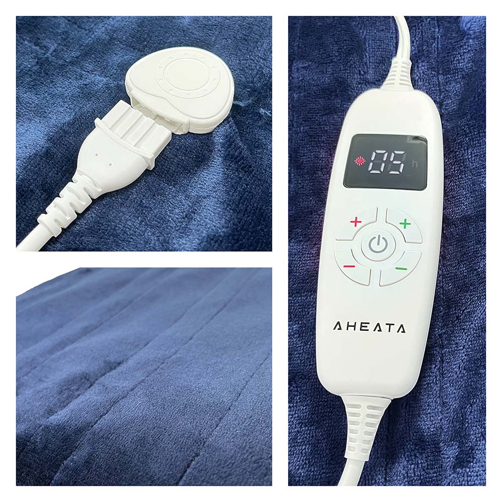 Aheata Heated Throw with Digital Controller The Warming Store