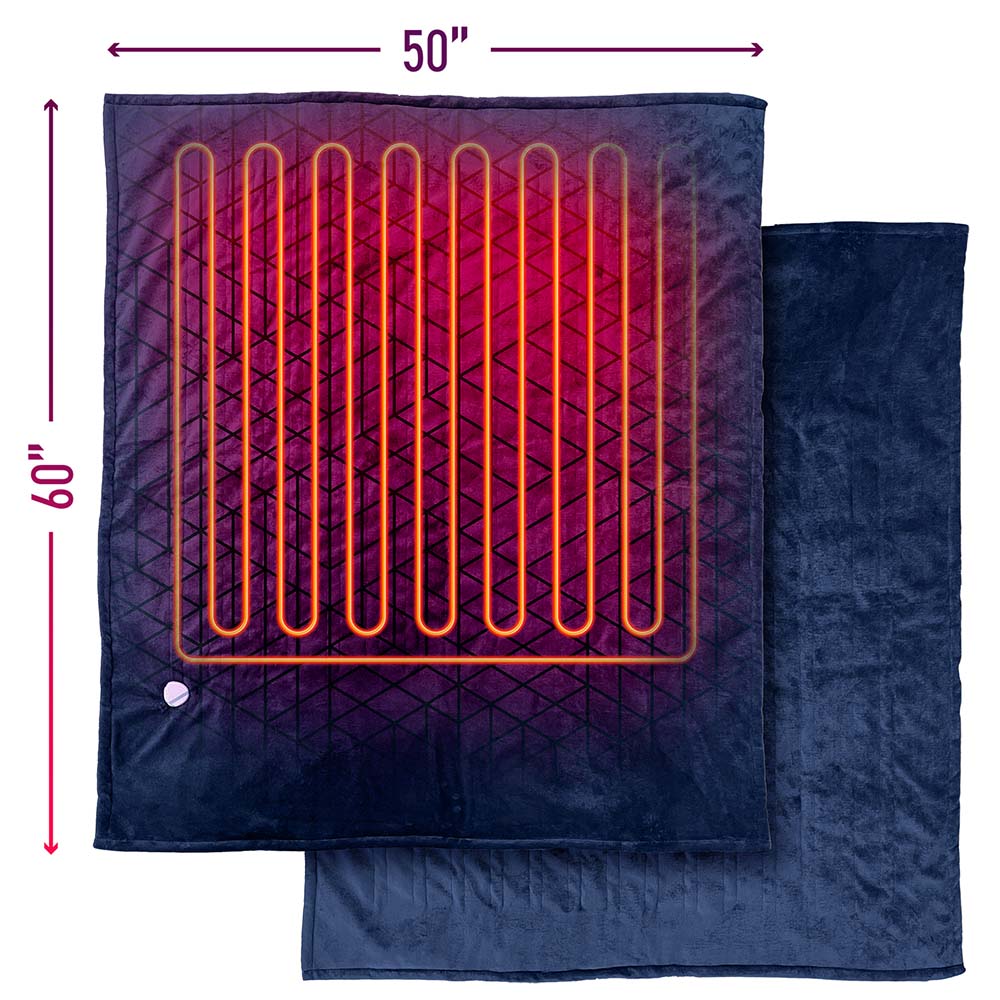 Aheata Heated Throw with Digital Controller The Warming Store