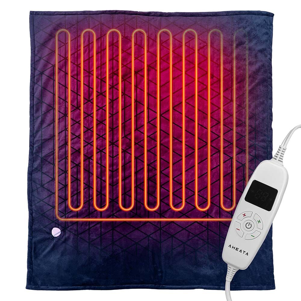 Aheata Heated Throw with Digital Controller The Warming Store