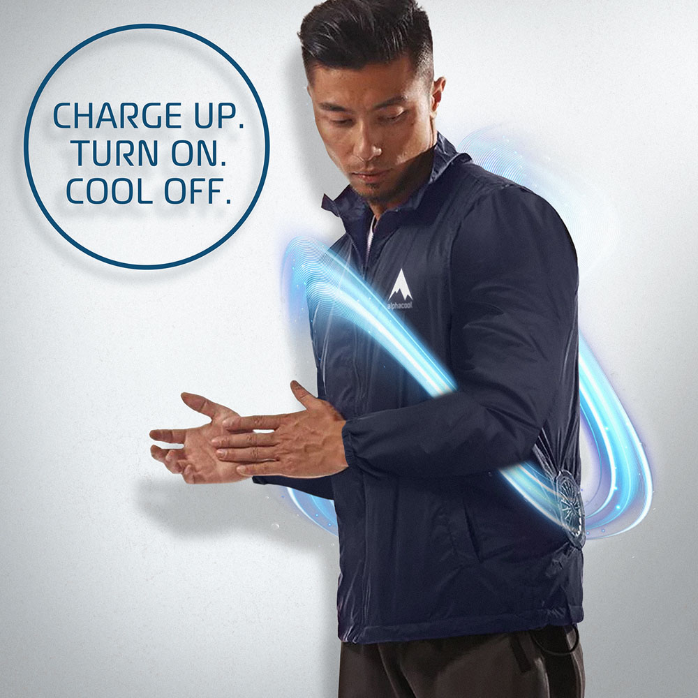 AlphaCool 5V Cooling Fan Jacket The Warming Store