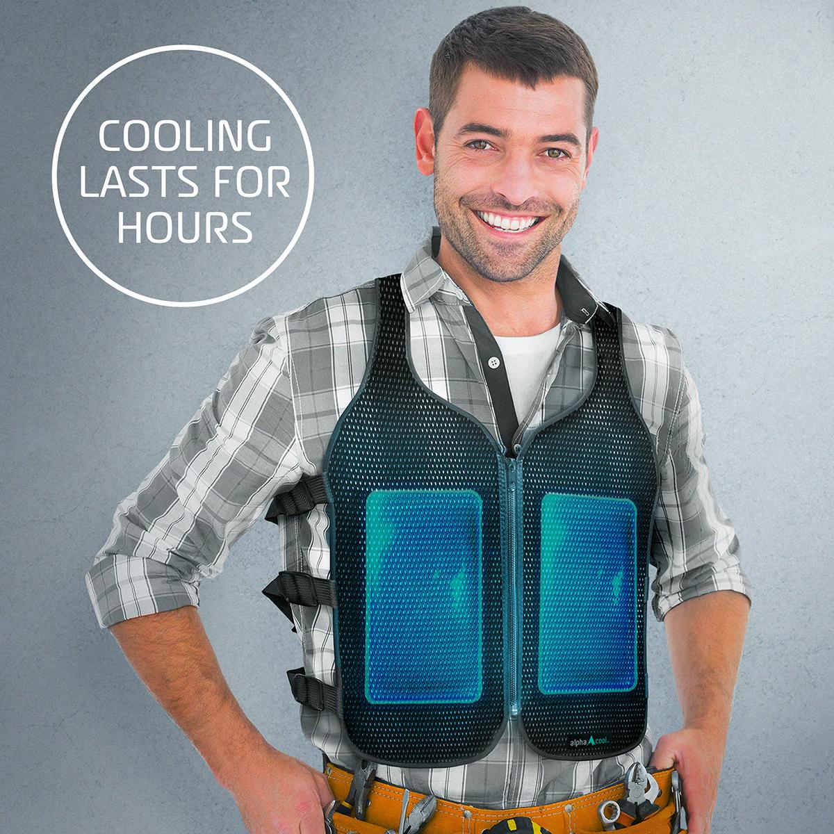 【未開封】ICEMAN VEST SET AlphaCool Frosty Body Cooling Ice Vest - The Warming Store