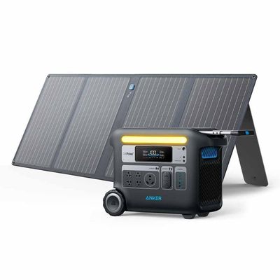 Anker Solar Generator 767 - PowerHouse 2048Wh with 100W Solar
