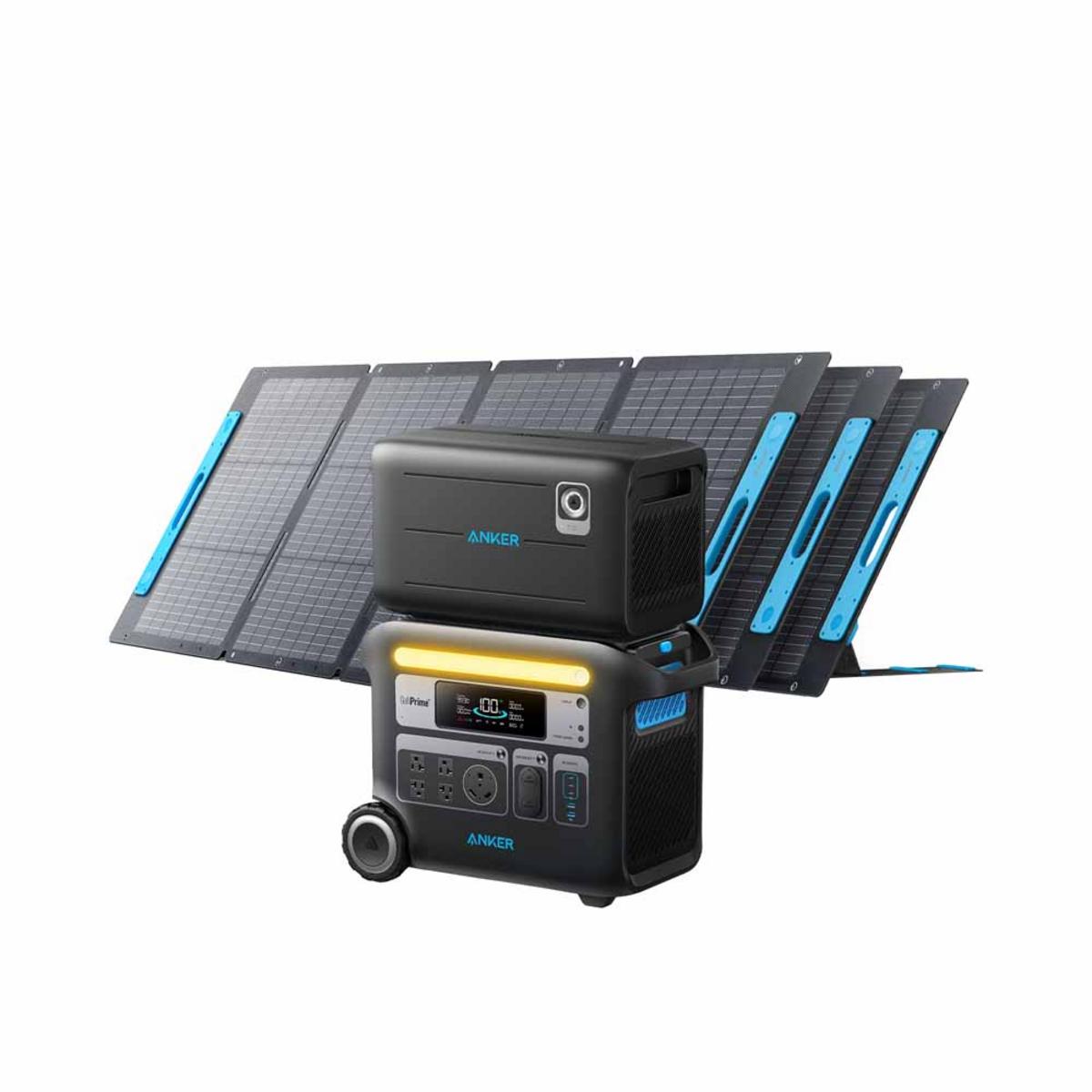 ANKER 767 2048Wh ソーラーパネル付き Anker 767 Portable Power Station (GaNPrime PowerHouse 2048Wh