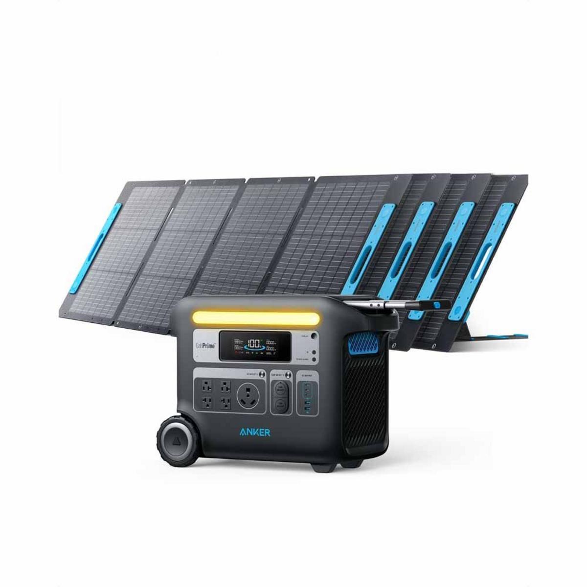 Anker Solar Generator 767 - PowerHouse 2048Wh with 4 x 200W Solar