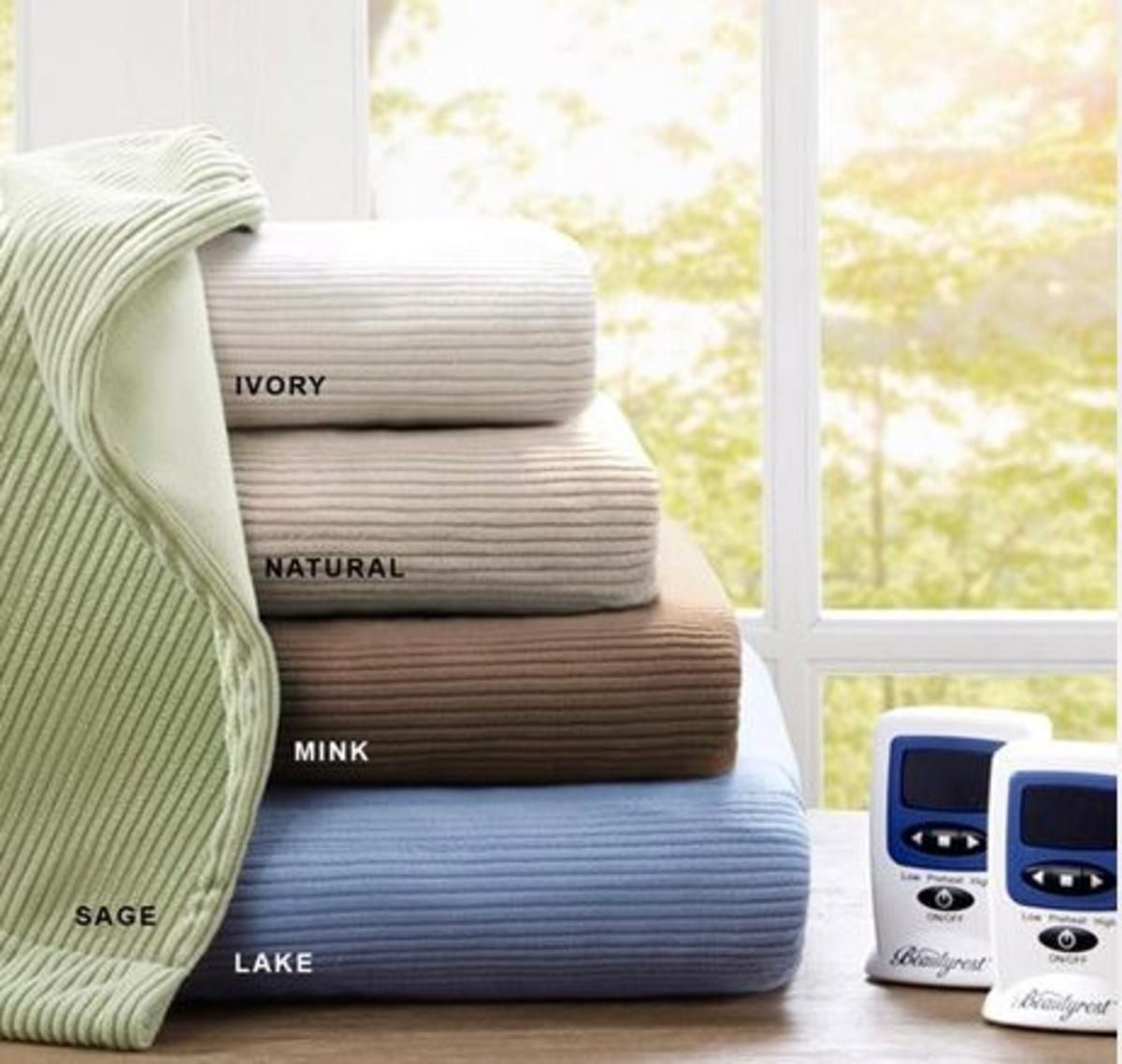 Beautyrest Electric Micro Fleece Heated Blanket Full The Warming Store