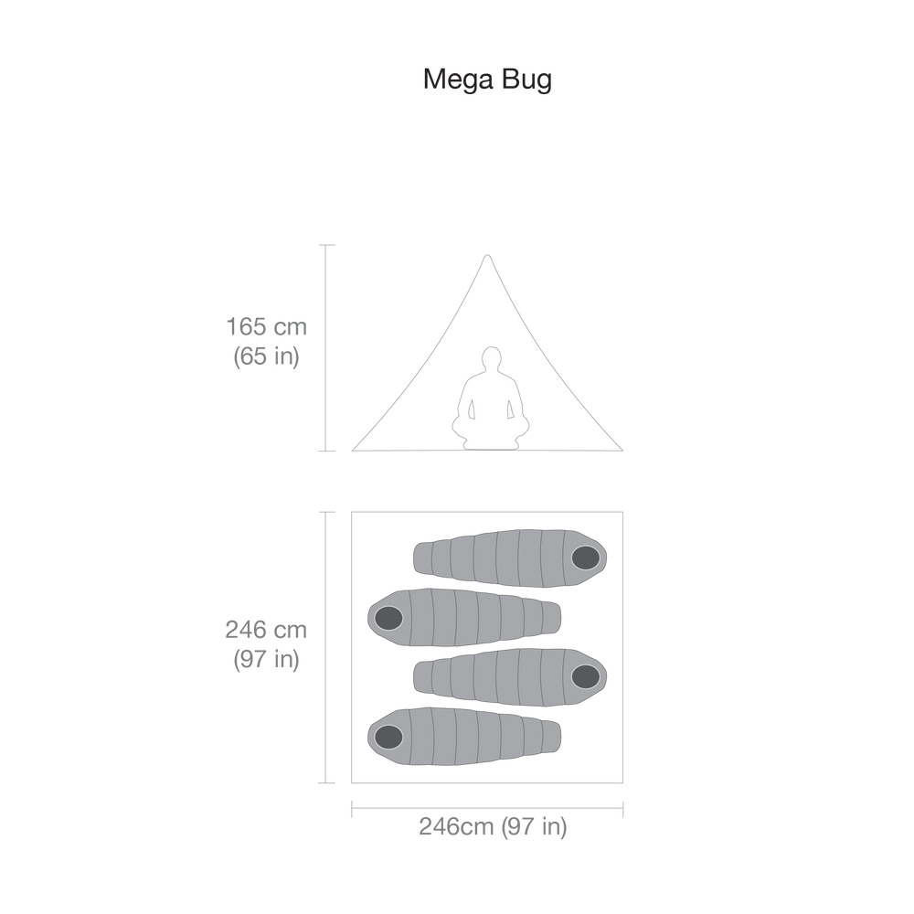 Black Diamond Mega Bug 4P Tent The Warming Store