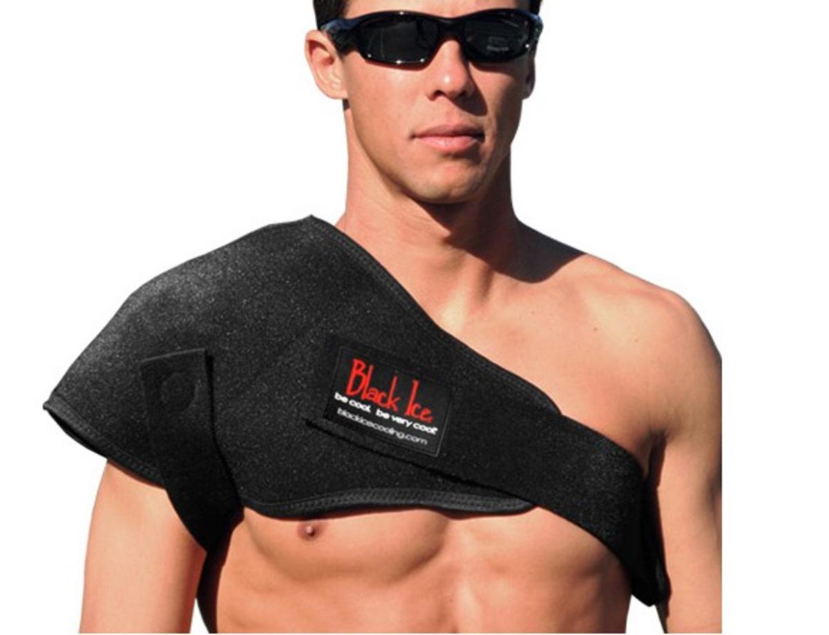 deeper Exclusive chirp＋　winter bundle 美品 Black Ice CoolTherapy System - Shoulder Wrap (4 Pack) - The