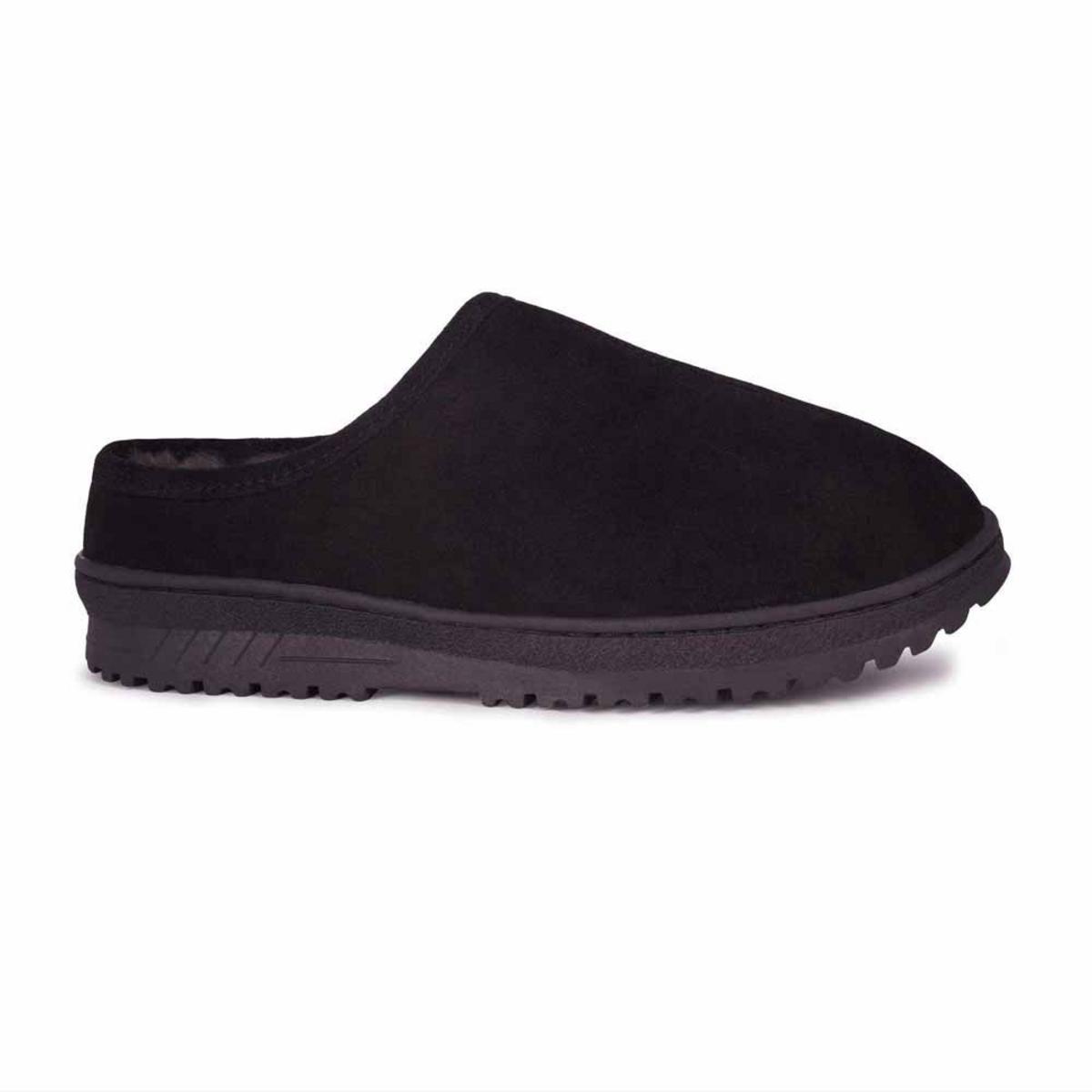 NEW!! Men’s Cloud 9 Sheepskin Moccasin Black Suede Loafers Size 15M Cloud Nine Sheepskin Men main image 4