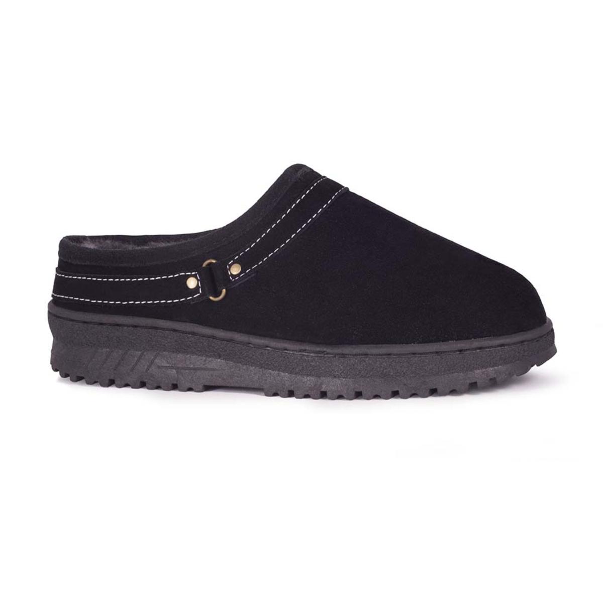 NEW!! Men’s Cloud 9 Sheepskin Moccasin Black Suede Loafers Size 15M Cloud Nine Sheepskin Men main image 2
