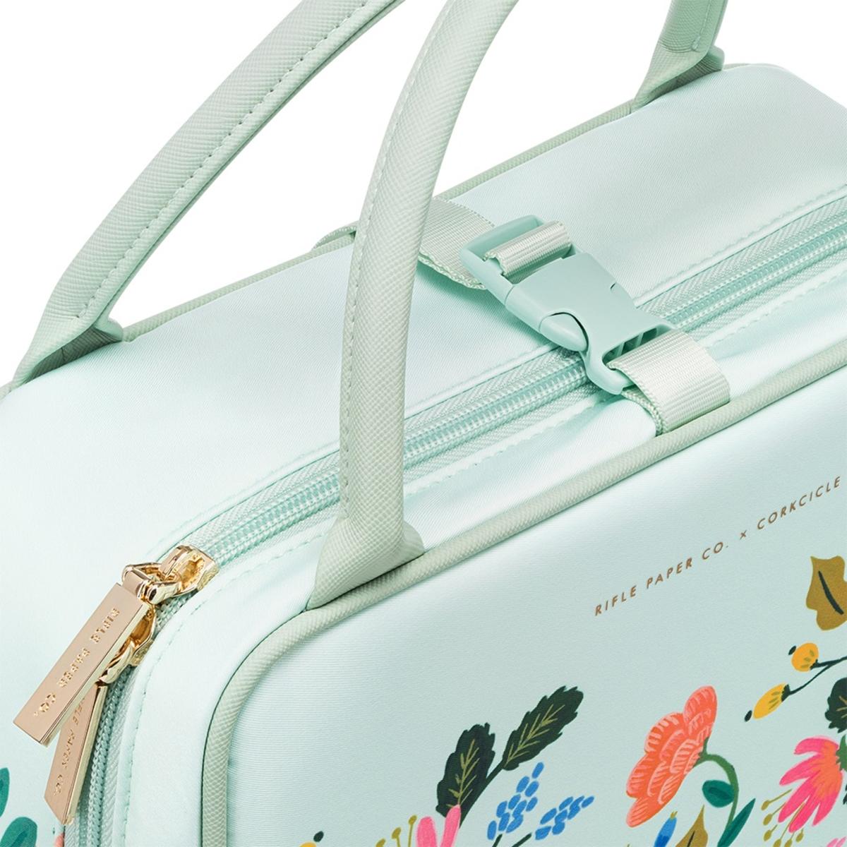 Corkcicle Baldwin Boxer Lunchbox Rifle Paper Co. Mint Lively Floral