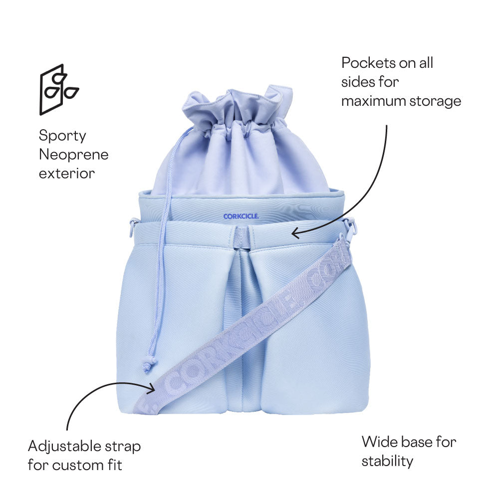 Corkcicle Beverage Bucket Bag Santorini Neoprene The Warming Store