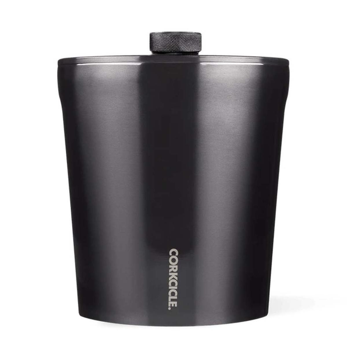 Corkcicle Insulated Ice Bucket with Lid Gunmetal The Warming Store