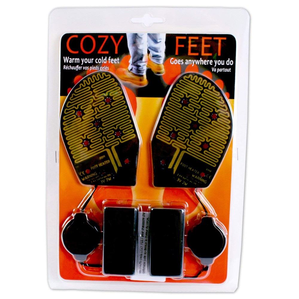 Cozy Products Cozy Feet Battery Powered Foot Warmers The Warming Store
