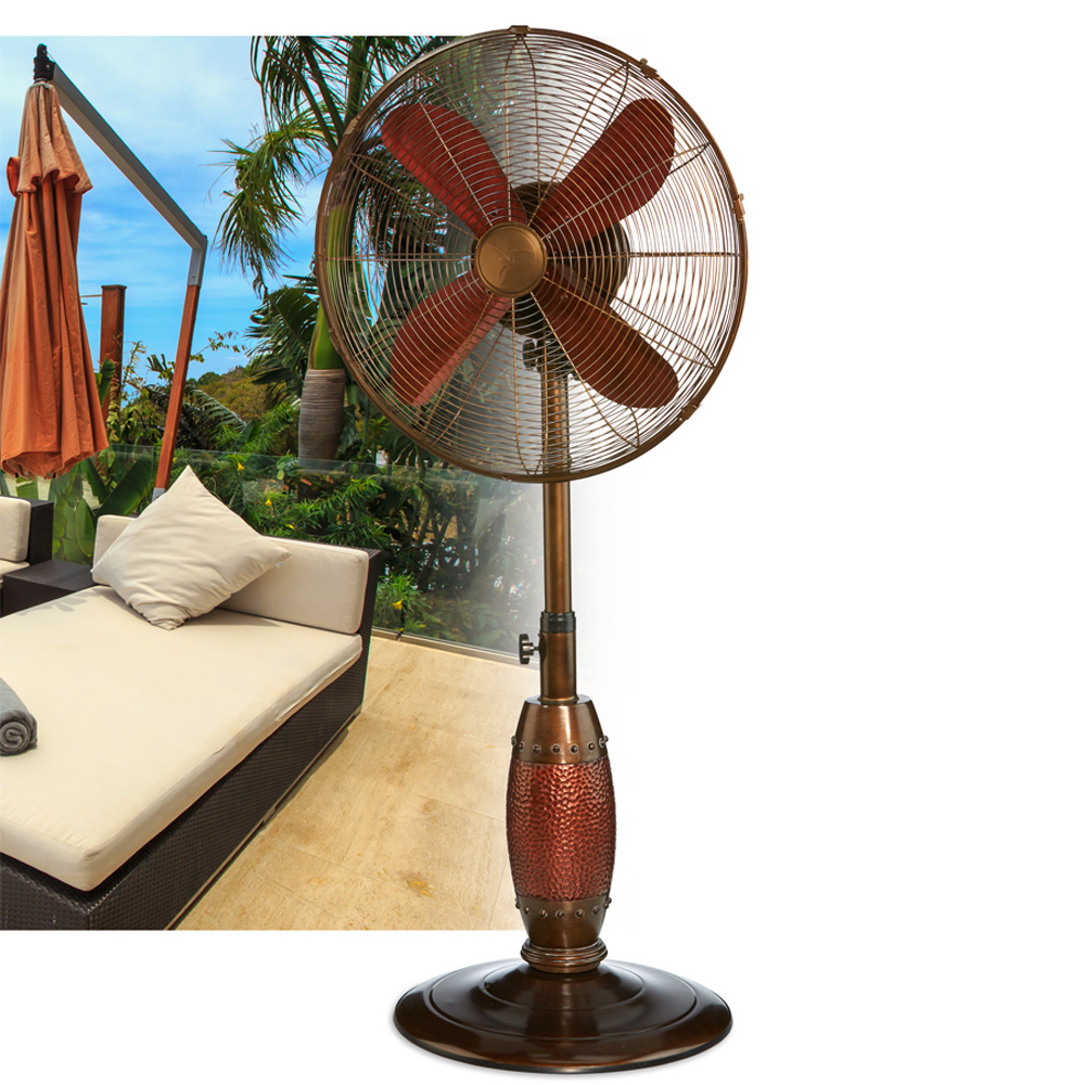 DecoBreeze Coppertino Indoor/Outdoor Floor Fan The Warming Store