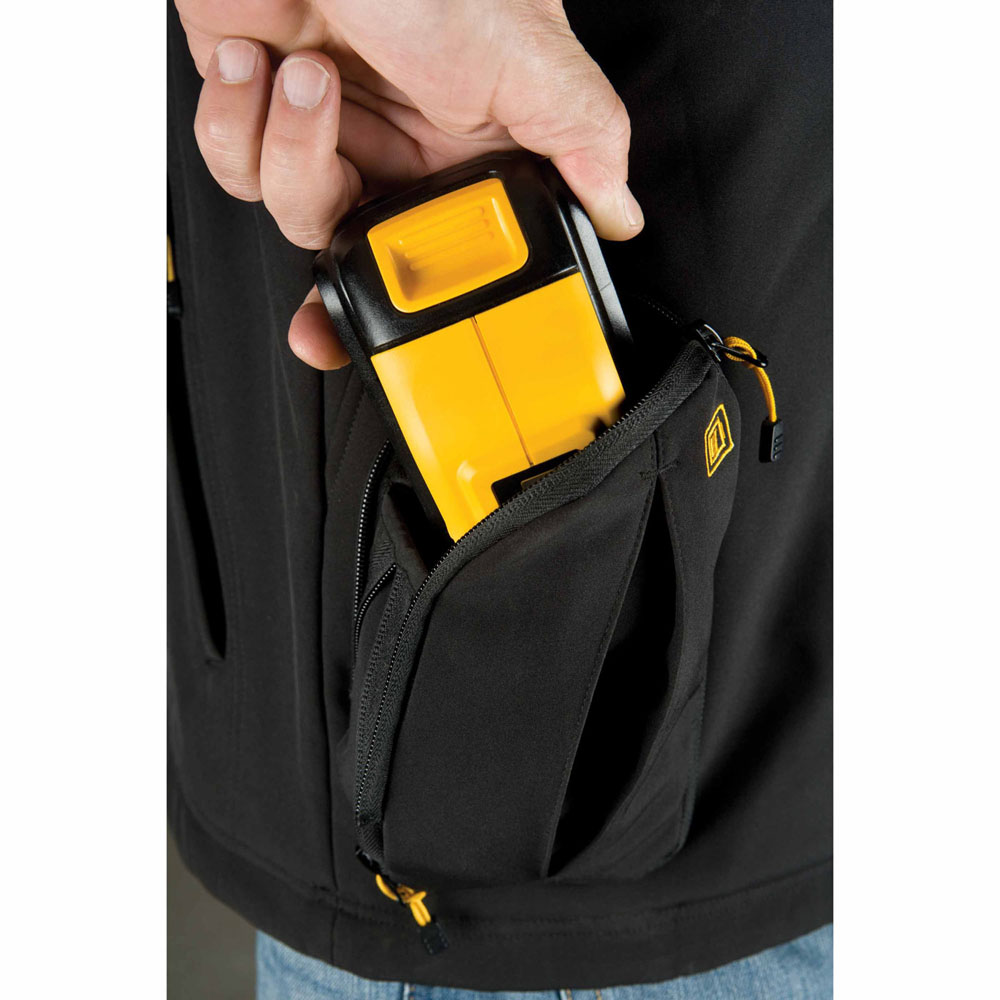 DeWalt 20V Soft Shell Heated Work Jacket with Battery Kit The Warming Store