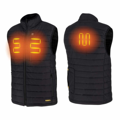 Dewalt Men's Heated Puffer Vest Kit - Black