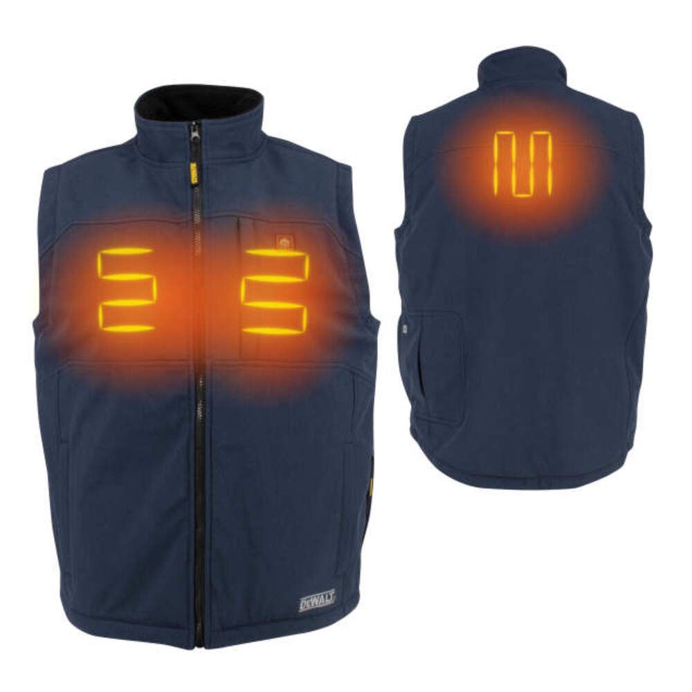 DEWALT Beheizbare Softshell-Arbeitsjacke DCHJ060 – Isoliert, Mit Taschen, Akku Nicht Inklusive
