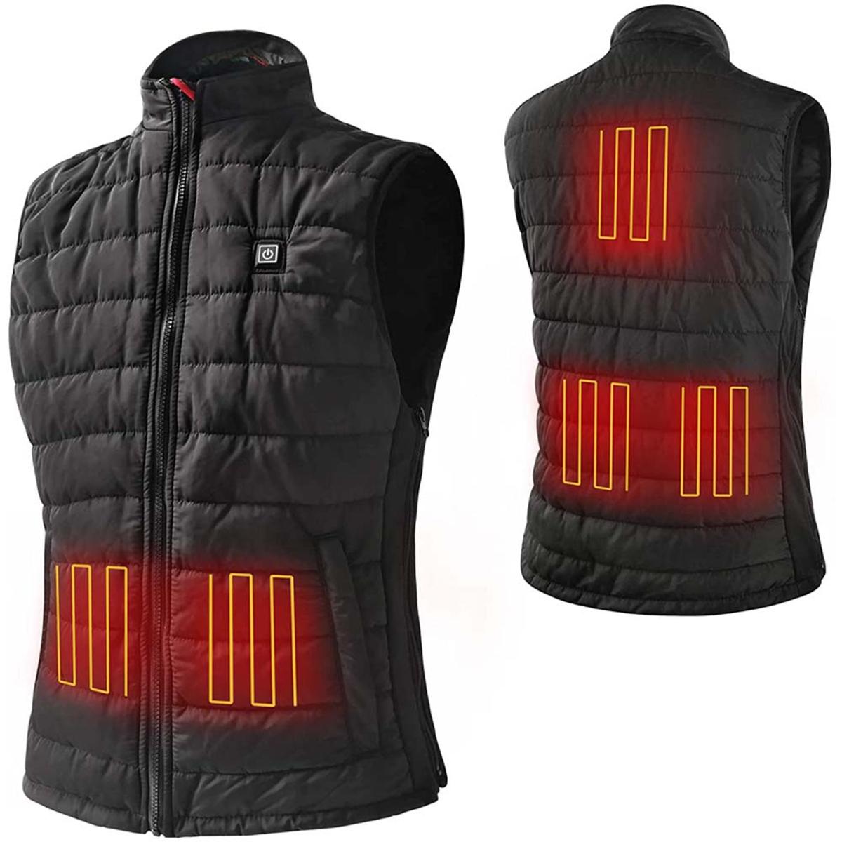 Verwarmd Vest Elektrisch Verwarmd Jack USB-opladen Voor Heren En Dames Elektrische Bodywarmer Gilet 9 Verwarmingszones Verwarmde Jas Kleding Voor De Winter Buiten Werken, Skiën, Wandelen, Vissen