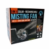 ExtremeMIST 3-n-1 Portable Misting Fan with Solar Panel, Mist Pump and 16ft Mist Line Attachment