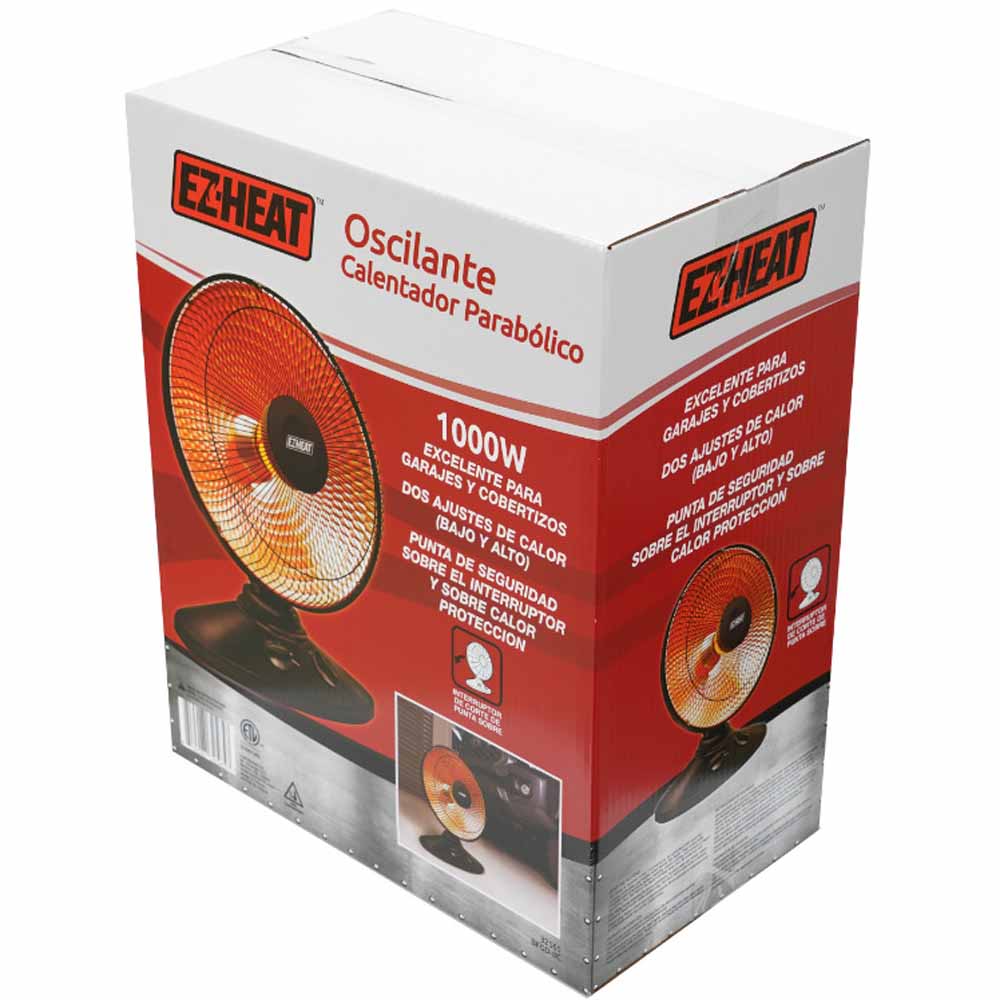 EZ Heat Oscillating Parabolic Dish Heater The Warming Store