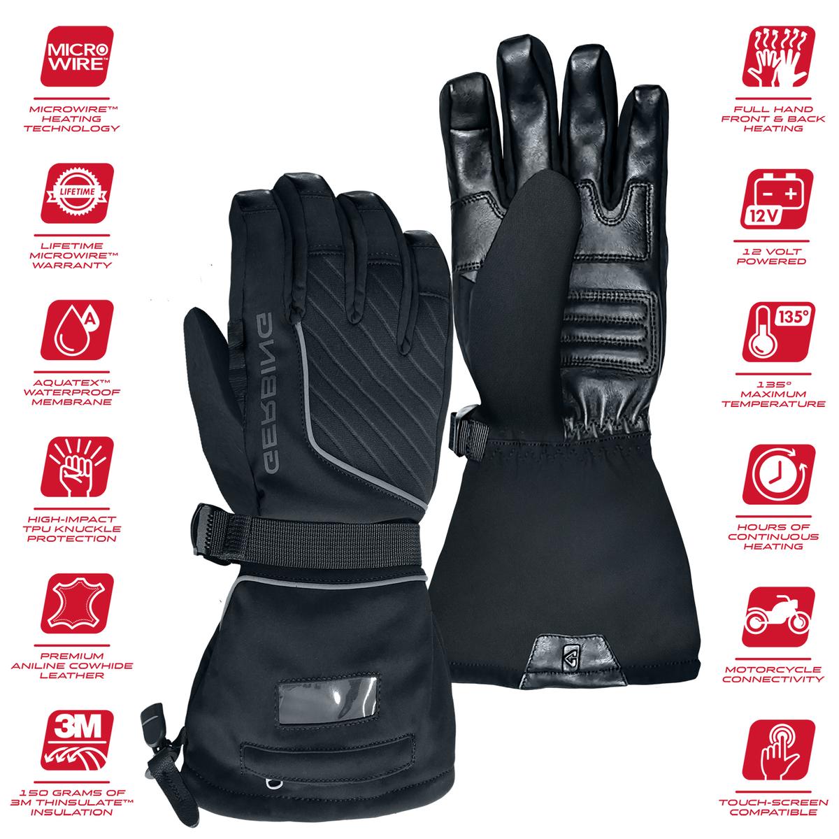 Gerbing GT5 12V Hybrid Heated Gloves