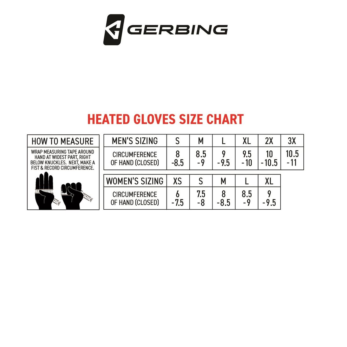 Gerbing GT5 12V Hybrid Heated Motorcycle Gloves The Warming Store