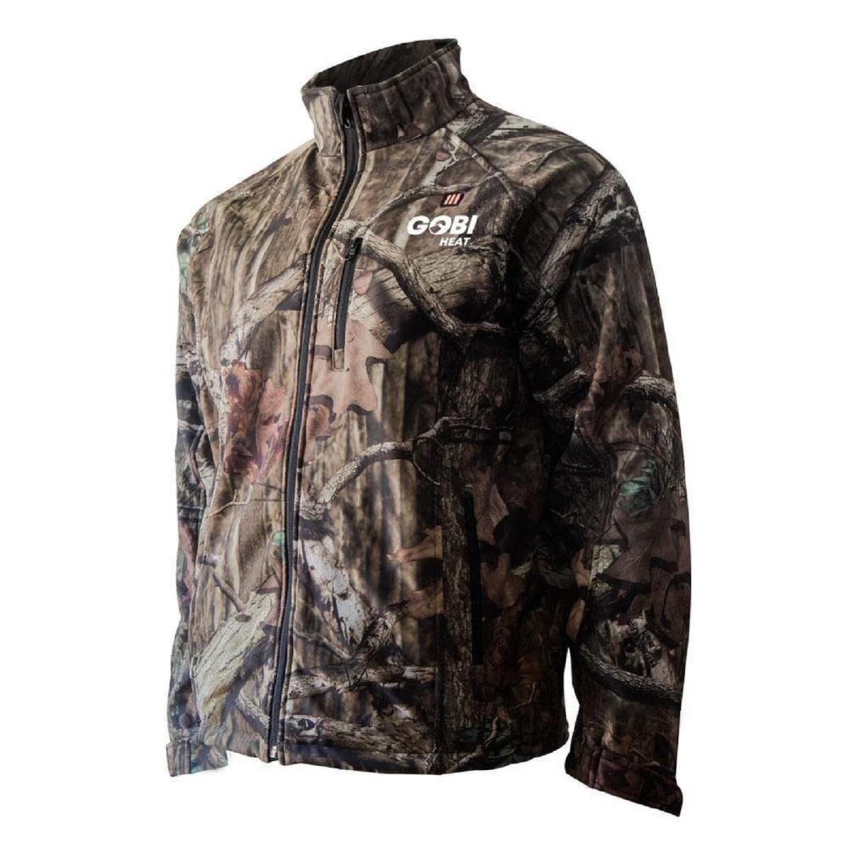 Gobi Heat Men's Sahara Heated Hunting Jacket Mossy Oak Camo The